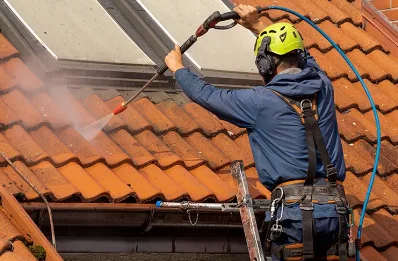 Démoussage et hydrofuge de toiture à Apremont